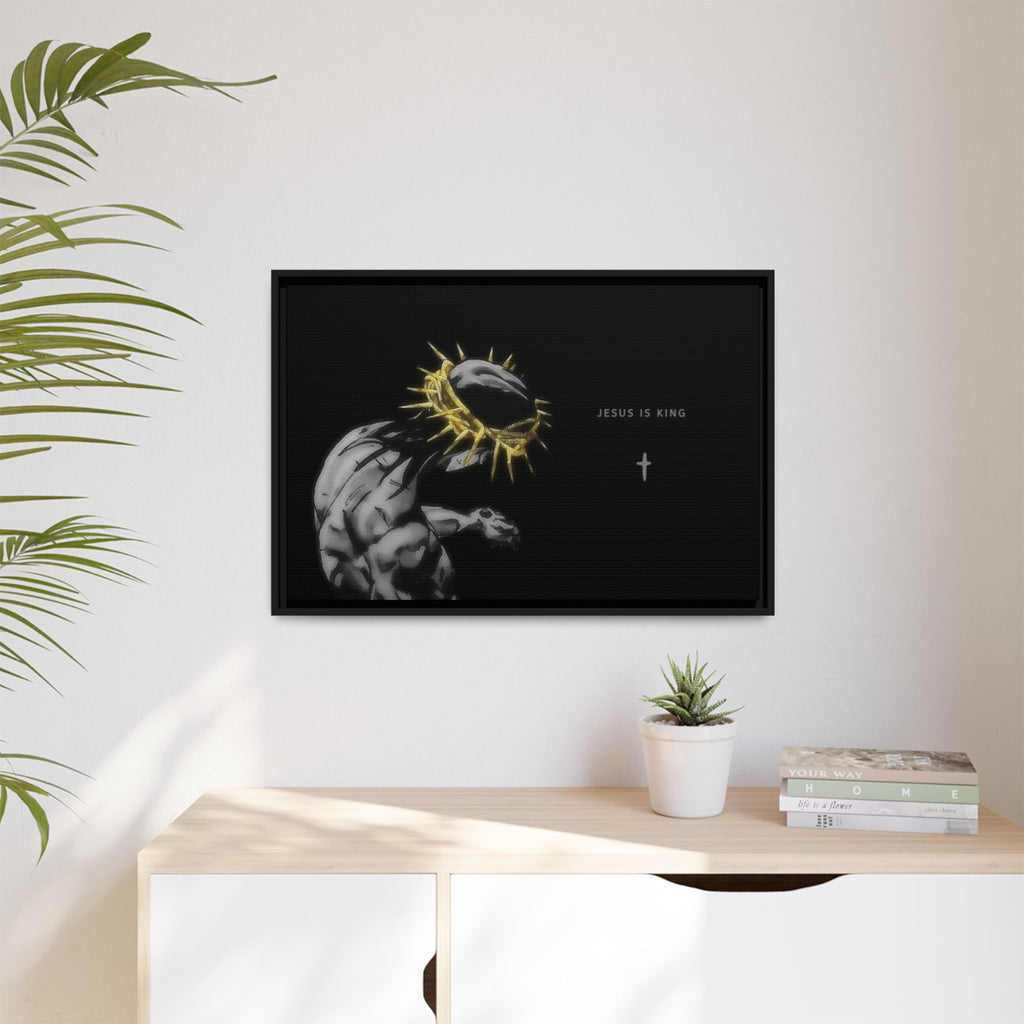 Jesus Is King Framed