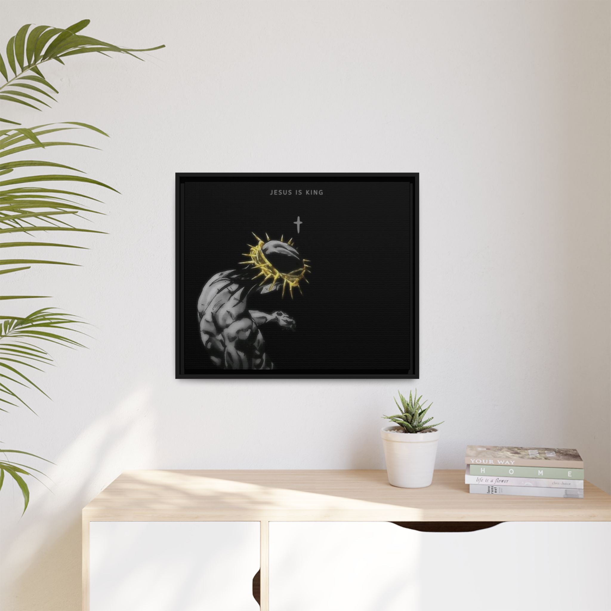 Jesus Is King Framed