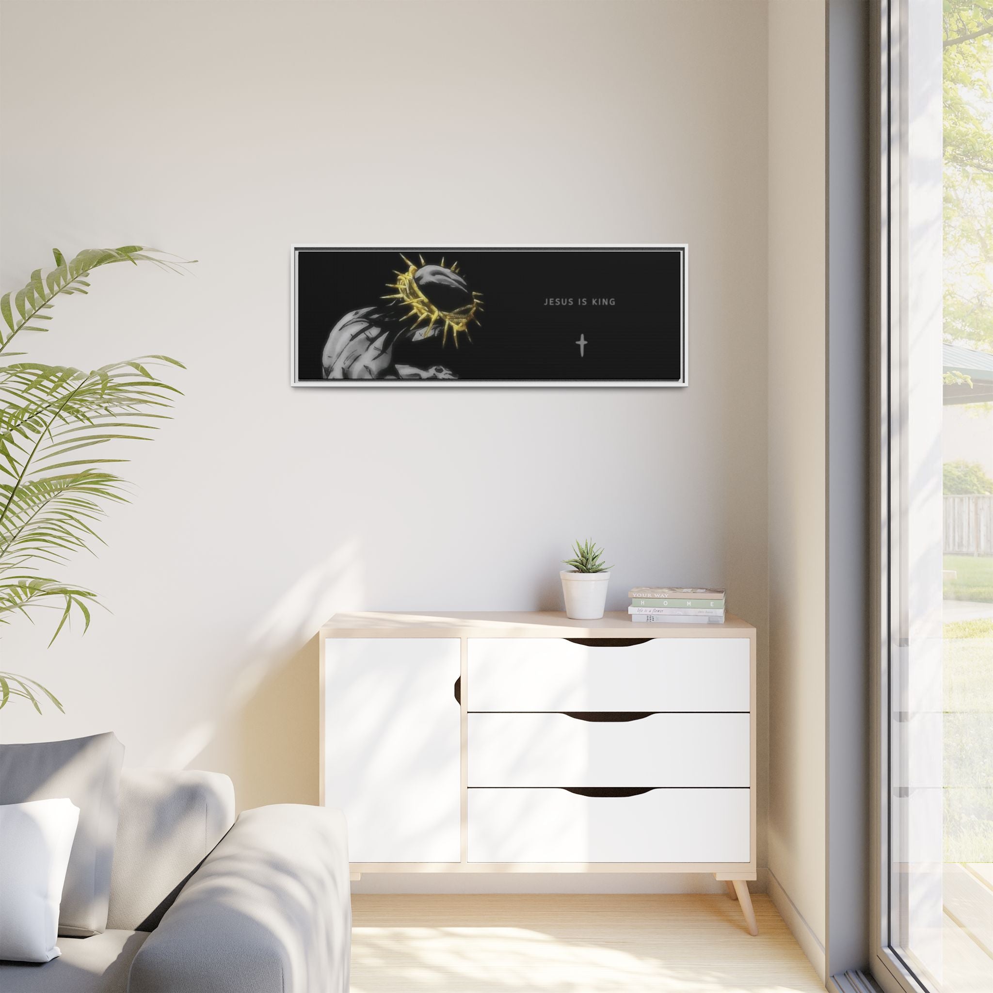 Jesus Is King Framed